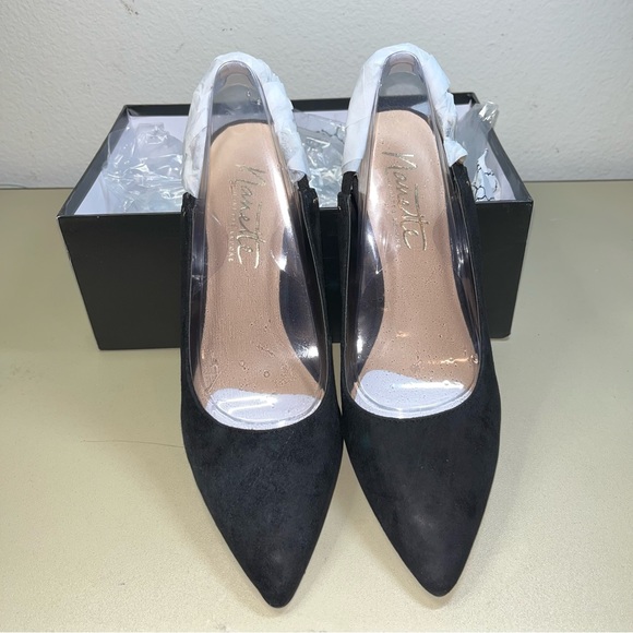 Brand new  Nanette Lepore Selena Pump Women's black shoes heels retail $99 - Picture 5 of 8